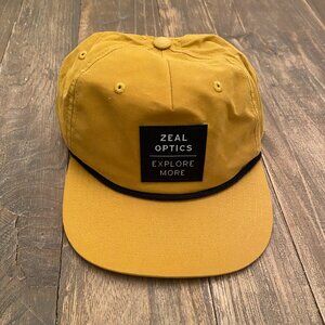 Zeal Optics Explore More Snapback Trucker Hat OS Mustard Sunglasses Goggles